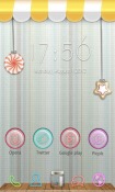 Candy Store Go Launcher Android Mobile Phone Theme