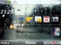 Rain On The Screen Nokia Asha 210 Theme