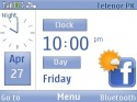 Facebook Clock Nokia Asha 210 Theme