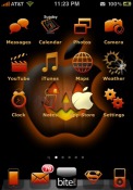 Pumpkin iOS Mobile Phone Theme