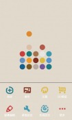 Color Dot GO Launcher EX Android Mobile Phone Theme