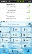 GO Contacts Iceblue Android Mobile Phone Theme