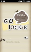 Paper-Cut GO Locker Android Mobile Phone Theme