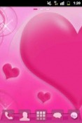 Love Pink GO Launcher EX Micromax Viva A72 Theme