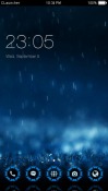 Blue Rain CLauncher Android Mobile Phone Theme