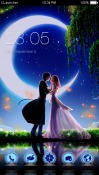 Couple in Moonlight CLauncher Android Mobile Phone Theme