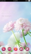 Pink Flowers CLauncher Android Mobile Phone Theme