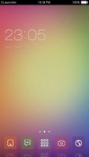 Color Bokeh CLauncher Android Mobile Phone Theme