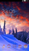 Night Of Winter CLauncher Android Mobile Phone Theme