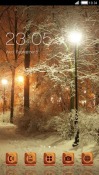 Winter Evening CLauncher Android Mobile Phone Theme