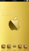 Iphone Gold CLauncher Android Mobile Phone Theme