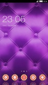 Purple Bed CLauncher Android Mobile Phone Theme