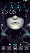 Cyborg Lady CLauncher Android Mobile Phone Theme