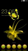 Yellow Flower CLauncher Android Mobile Phone Theme