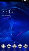 Blue Abstract CLauncher Android Mobile Phone Theme