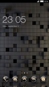 Black Blocks CLauncher Android Mobile Phone Theme