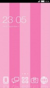 Love Pink CLauncher Android Mobile Phone Theme