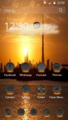 Sunset Gold CLauncher Android Mobile Phone Theme