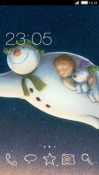 Snowman CLauncher Android Mobile Phone Theme
