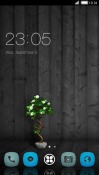 Wood CLauncher Android Mobile Phone Theme