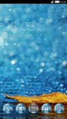 Water Leaf CLauncher Android Mobile Phone Theme