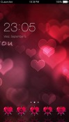 Love Hearts CLauncher Android Mobile Phone Theme