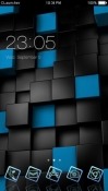 Blue Boxes CLauncher Android Mobile Phone Theme