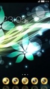 Neon Flowers CLauncher Android Mobile Phone Theme