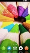 Color Pencils CLauncher Android Mobile Phone Theme