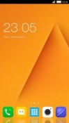 Orange CLauncher Samsung Galaxy Rush M830 Theme