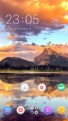Mountain Lake CLauncher Android Mobile Phone Theme