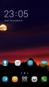 Red Sky CLauncher Android Mobile Phone Theme