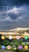 Forest Sunset CLauncher Android Mobile Phone Theme