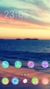 Sea Beach CLauncher Android Mobile Phone Theme