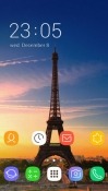 Eiffel Tower CLauncher Android Mobile Phone Theme