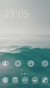 Mountain Fog CLauncher Android Mobile Phone Theme
