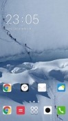 Snow Mountain CLauncher Android Mobile Phone Theme