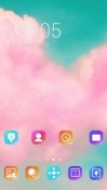 Pink Cloud CLauncher Samsung Galaxy Rush M830 Theme