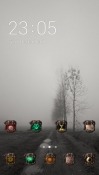 Haunted Road CLauncher Android Mobile Phone Theme