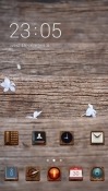 Wood Texture CLauncher Android Mobile Phone Theme
