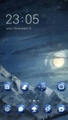 Moon CLauncher Samsung Galaxy Rush M830 Theme