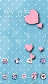 Pink Hearts CLauncher Android Mobile Phone Theme