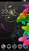 Colorful Flowers CLauncher Samsung Galaxy Rush M830 Theme
