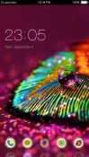 Macro Feather CLauncher Android Mobile Phone Theme