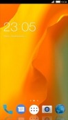 Orange CLauncher Android Mobile Phone Theme