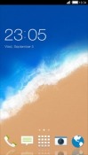Beach CLauncher Samsung Galaxy Rush M830 Theme