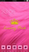 Luxury Pink CLauncher Android Mobile Phone Theme