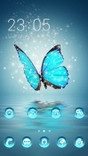 Crystal Butterfly CLauncher Android Mobile Phone Theme