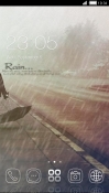 Rain CLauncher Samsung Galaxy Rush M830 Theme