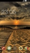 Sunset CLauncher HTC One V Theme